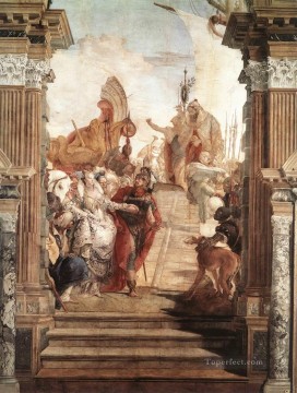 Giovanni Battista Tiepolo Painting - Palazzo Labia The Meeting of Anthony and Cleopatra Giovanni Battista Tiepolo